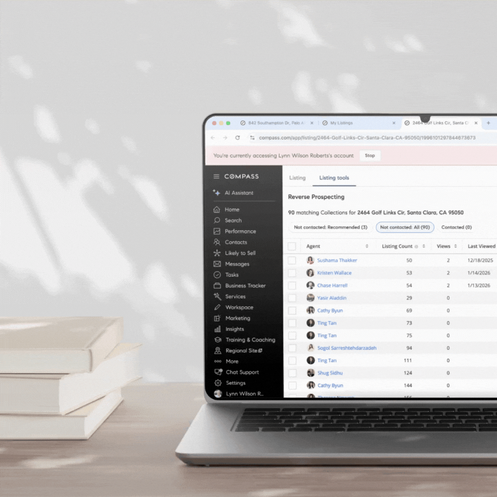 Compass Reverse Prospecting